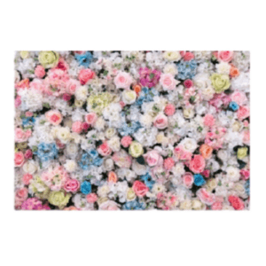 Party Decoration Backdrop Flower Theme 2,1m X 1,5m