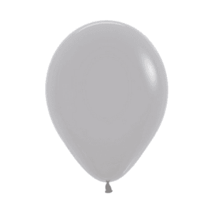 5 Pack Balloons Fashion Solid Grey (12 inch)