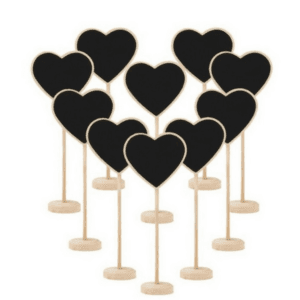 Blackboards on Stands - Heart (5 Stands)