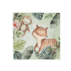 Baby African Safari Napkins - 20 Napkins