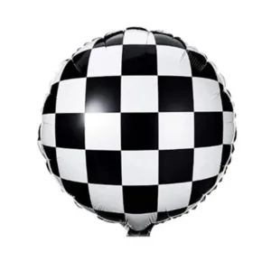 Checkered Foil Balloon