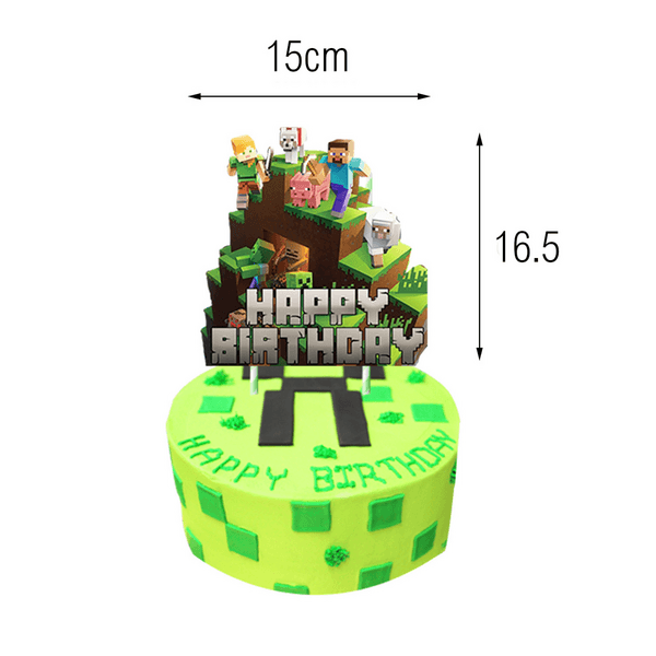 Minecraft Party Decoration Set, Birthday Party Decoration Set – Minecraft Inspired
