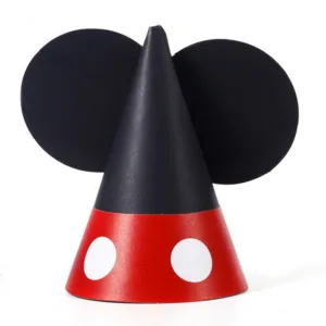 Mickey Mouse Paper Party Hats - Set of 5