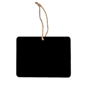 Small Blackboard Tags - Set of 5 (Rectangle)