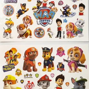Kids Temporary Tattoos Set - Paw Patrol