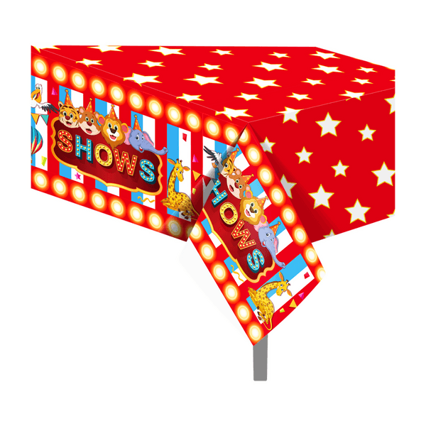 Circus Carnival Themed Tablecloth, Circus Carnival Themed Tablecloth