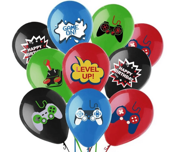Gaming Themed Latex Balloon Set, Gaming Themed Latex Balloon Set – 16 Balloons