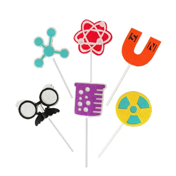 Science Themed Cupcake Toppers - 12 Toppers - Image 2