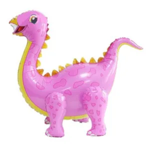 Pink Dinosaur Foil Balloon (Large)