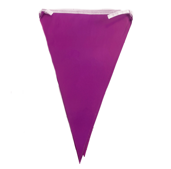 Plain Bunting Flags - Dark Purple, Plain Bunting Flags – Dark Purple