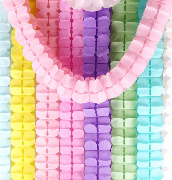 Paper Garland - Rainbow, Paper Garland – Rainbow
