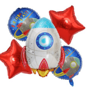 Space Theme Foil Balloon Set