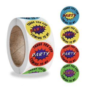 Superhero Themed Sticker Roll