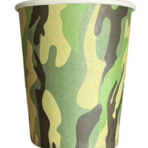 Camo Print Paper Cups (10 Cups)