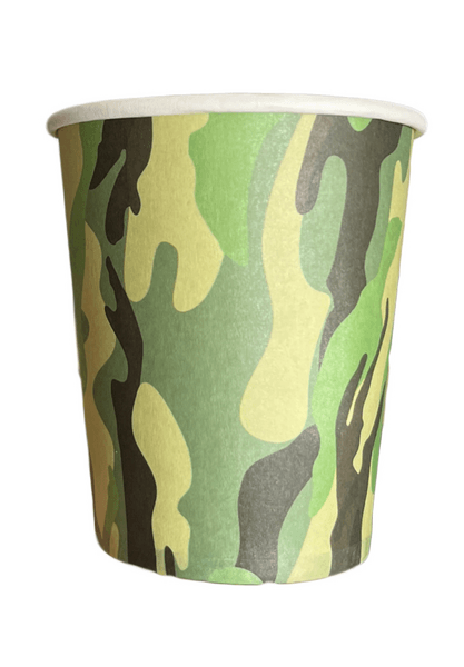Camo Print Paper Cups, Camo Print Paper Cups (10 Cups)