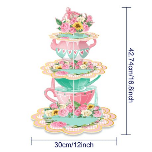 Kids Birthday Party Tier Cupcake Stand Tea Party Party Palace