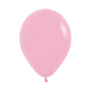 5 Pack Balloons Fashion Solid Pink (5 inch)