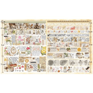 Retro Style Washi Tape Set - Forest