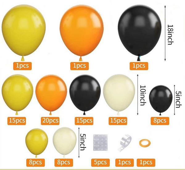 Balloon Arch Set - Construction Theme, Balloon Arch Set – Construction Theme