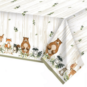 Woodland Greenery Tablecloth