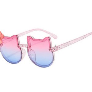 Cat Themed Sunglasses - Pink/Blue