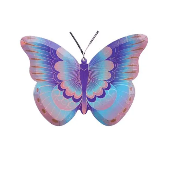 Party Paper Plate Set - Butterfly Theme - 8 Plates, Party Paper Plate Set – Butterfly Theme – 8 Plates