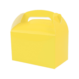 Plain Yellow Party Favor Boxes (Set of 10)