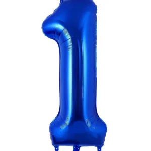 Large Number 1 Foil Balloon - Dark Blue