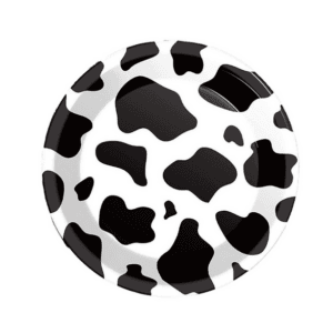 Cow Small Paper Plates (8 Plates)