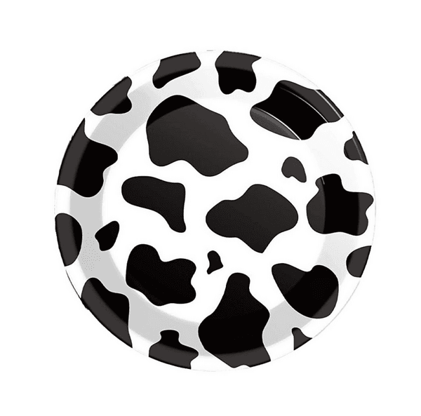 Cow Small Paper Plates (8 Plates), Cow Small Paper Plates (8 Plates)