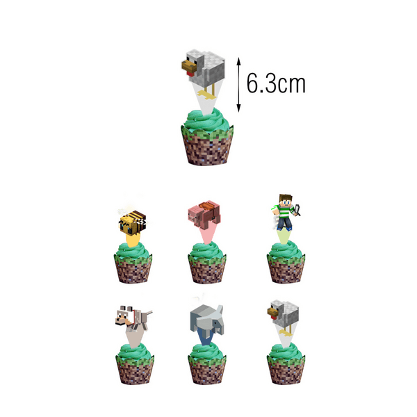Minecraft Party Decoration Set, Birthday Party Decoration Set – Minecraft Inspired