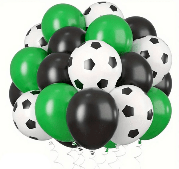 Soccer Themed Latex Balloon Set (15 Balloons), Soccer Themed Latex Balloon Set (15 Balloons)