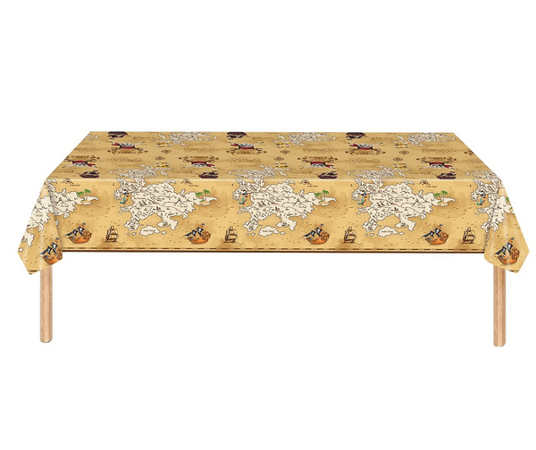 Pirate Themed Plastic Tablecloth, Pirate Themed Plastic Tablecloth