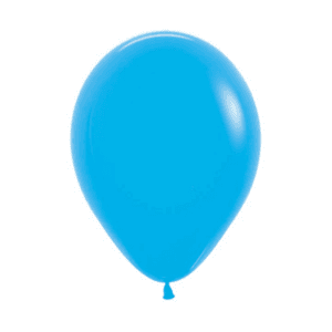 5 Pack Balloons Fashion Solid Blue (5 inch)