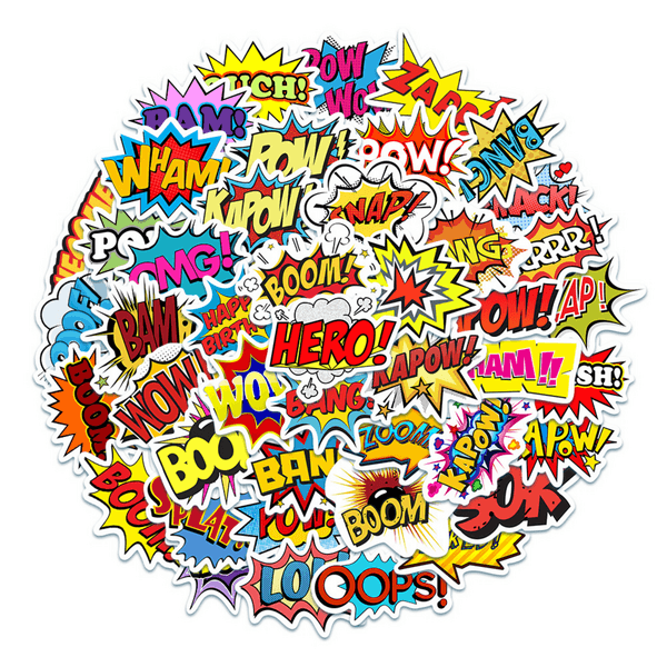 Variety Stickers (Superhero) (50 Stickers), Variety Stickers (Superhero) (50 Stickers)