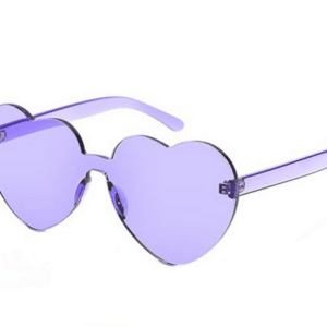Heart Sunglasses - Purple