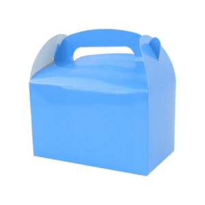 Plain Light Blue Party Favor Boxes (Set of 10)