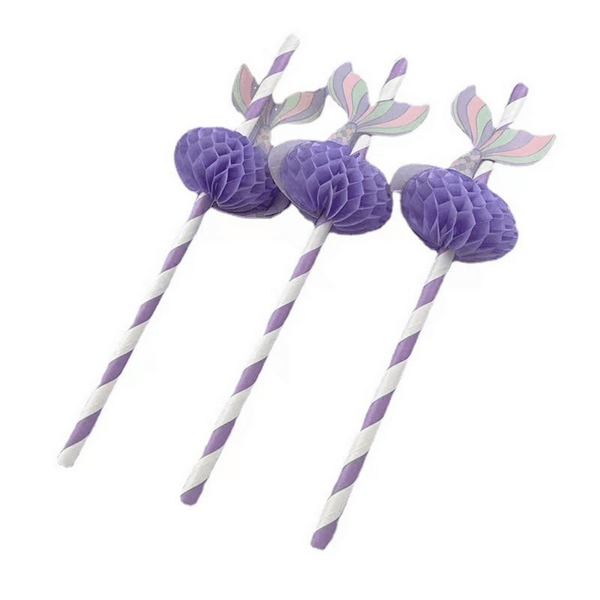 Mermaid Tail Paper Straws (25 Straws), Mermaid Tail Paper Straws (25 Straws)