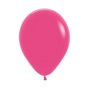 5 Pack Balloons Fashion Solid Fuchsia (12 inch)