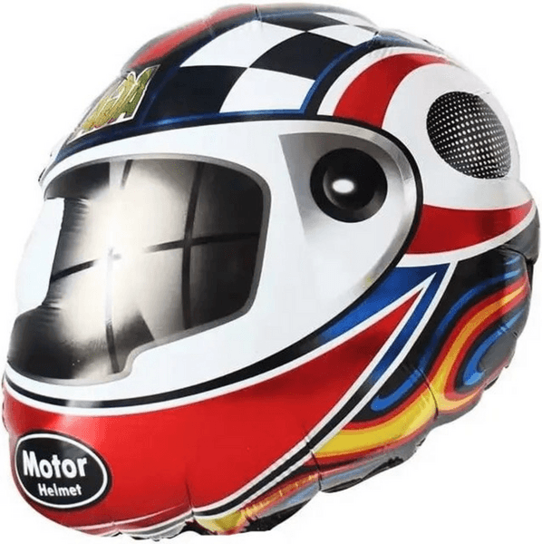 Racing Helmet Foil Balloon, Racing Helmet Foil Balloon