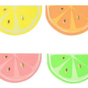 Fruit Shaped Multicolor Napkins (16 Napkins)