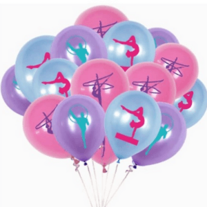 Dance Themed Latex Balloon Set - 18 Balloons