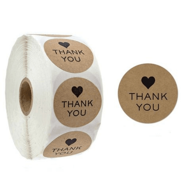 Small Thank You Stickers, Small Thank You Stickers