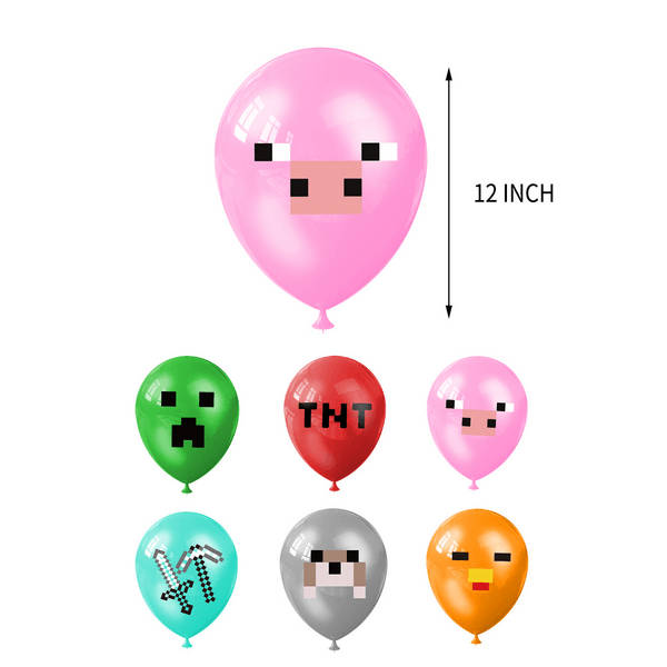 Minecraft Party Decoration Set, Birthday Party Decoration Set – Minecraft Inspired