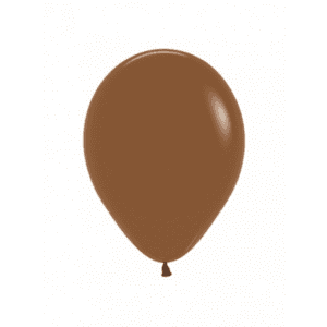 5 Pack Balloons Fashion Solid Coffee (5 inch)