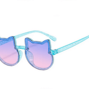 Cat Themed Sunglasses - Blue/Pink