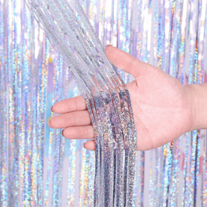 Foil Backdrop - Shimmer (Silver) - Set of 2