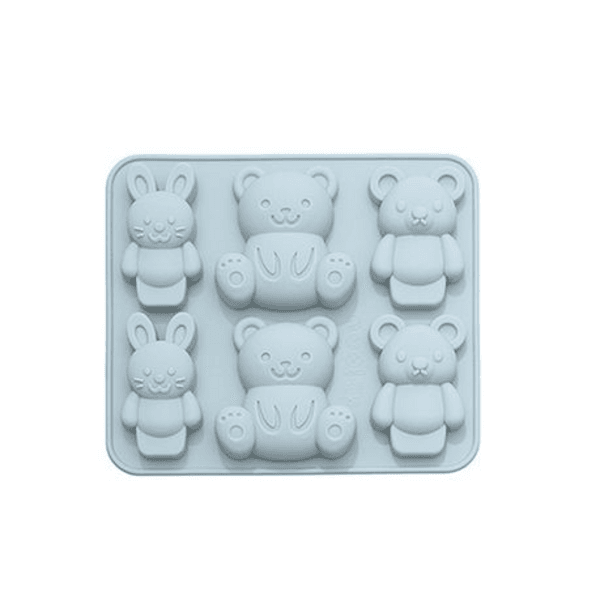 Silicone Bear and Bunny Mould, Silicone Bear and Bunny Mold