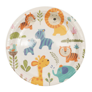 Baby Wild Animals Paper Plates Small (10 Plates)