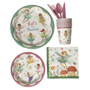 Party Paper Tableware - Cutlery Set - Fairy Theme - Set of 8